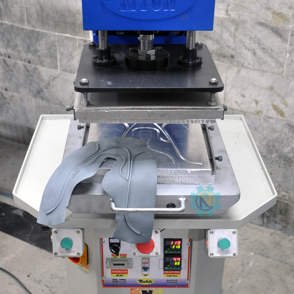 دستگاه پرس داغی حالت دهنده چرم - تصویر 3